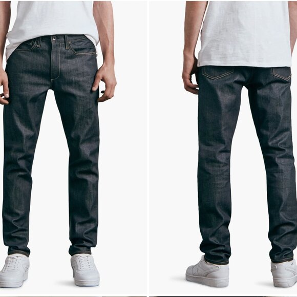 rag & bone - Men's ICONS Fit 2 Authentic Stretch Slim Fit Jeans in RAW - Picture 1 of 7